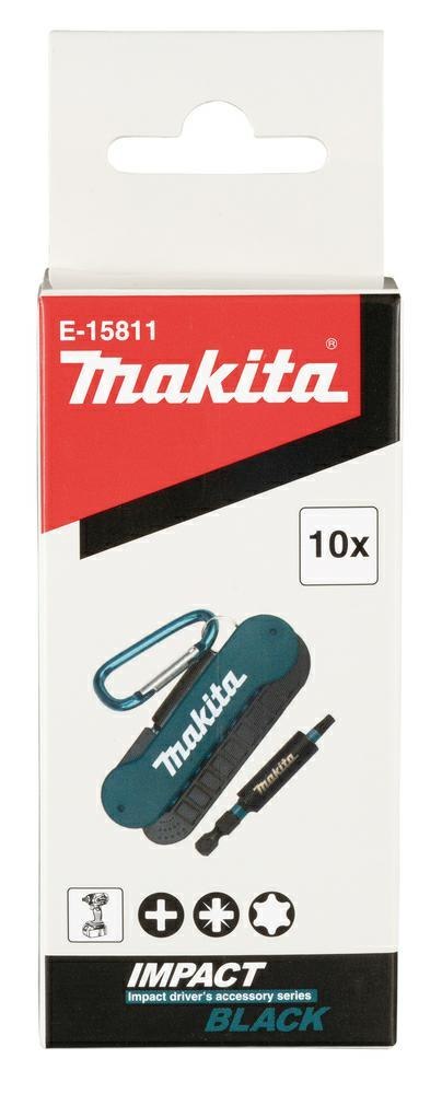 MAKITA ZESTAW KOŃCÓWEK WKRĘTAKOWYCH IMPACT BLACK 25mm /10szt. MAKITA ZESTAW KOŃCÓWEK WKRĘTAKOWYCH IMPACT BLACK 25mm /10szt.