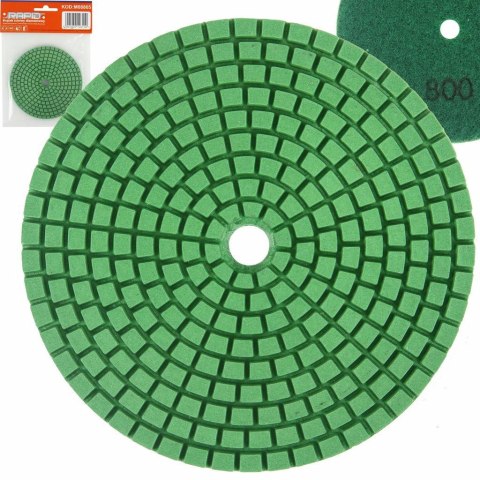 MAR-POL KRĄŻEK ŚCIERNY DIAMENTOWY 100mm P800 MAR-POL KRĄŻEK ŚCIERNY DIAMENTOWY 100mm P800