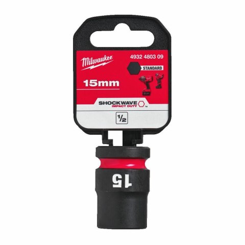 MILWAUKEE NASADKA UDAROWA 1/2" 15mm KRÓTKA MILWAUKEE NASADKA UDAROWA 1/2" 15mm KRÓTKA