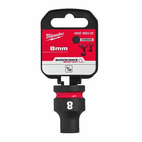MILWAUKEE NASADKA UDAROWA 1/2" 8mm KRÓTKA MILWAUKEE NASADKA UDAROWA 1/2" 8mm KRÓTKA