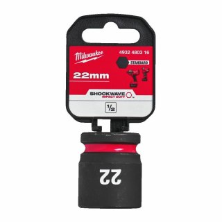 MILWAUKEE NASADKA UDAROWA HEX 1/2" 22mm SHOCKWAVE