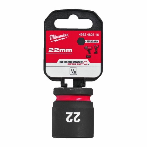 MILWAUKEE NASADKA UDAROWA HEX 1/2" 22mm SHOCKWAVE