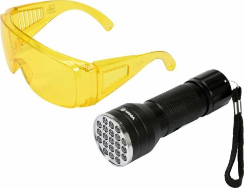VOREL LATARKA UV 21 LED + OKULARY VOREL LATARKA UV 21 LED + OKULARY