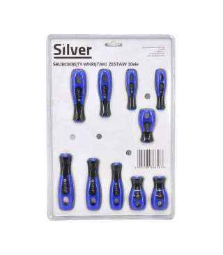 WKRĘTAKI 10szt. /SILVER