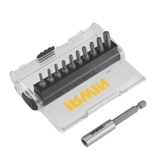 IRWIN KOŃCÓWKI kpl.11szt. 25 mm PH1-PH2-PH3-PZ1-PZ2-PZ3-T10-T15-T20-T25 Z ADAPTEREM MAGNETYCZNYM