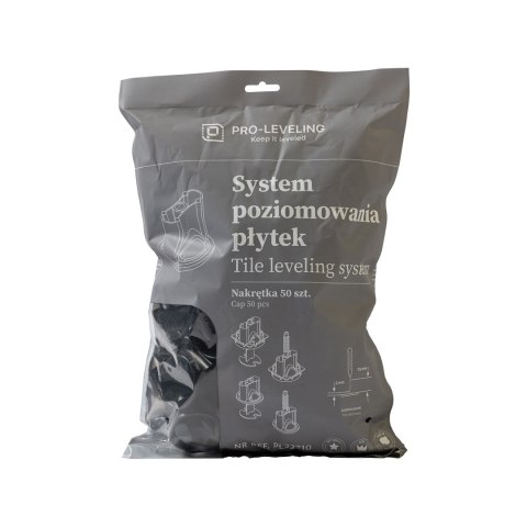 SYSTEM POZIOMOWANIA PŁYTEK NAKRĘTKA /50szt. PRO-LEVELING
