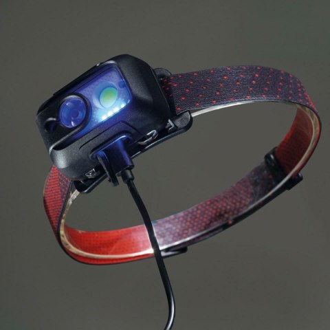 TIROSS LATARKA CZOŁOWA Z SENSOREM 5W CREE XPG2/240 lm/5h/6500K USB