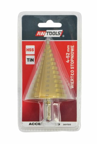 AW WIERTŁO STOPNIOWE PROSTE / 4-52mm