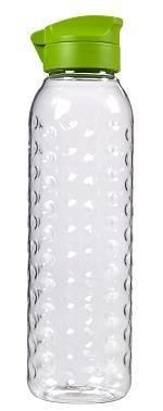 CURVER BUTELKA DOTS 0,45L /TRANSPARENTNY/ ZIELONY