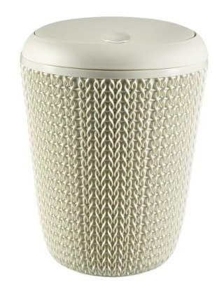 CURVER KOSZ NA ŚMIECI 6L KNIT 7L /KREMOWY