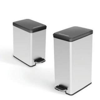 CURVER KOSZ NA ŚMIECI SLIM BIN 25L /IML METALIZOWANY
