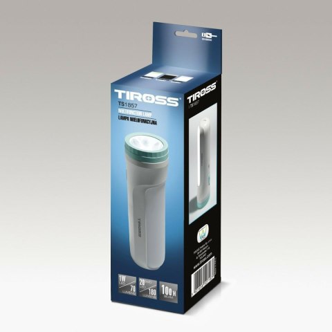 TIROSS LATARKA ŁADOWALNA LED 1W LED COB TS1857 TIROSS LATARKA ŁADOWALNA LED 1W LED COB TS1857