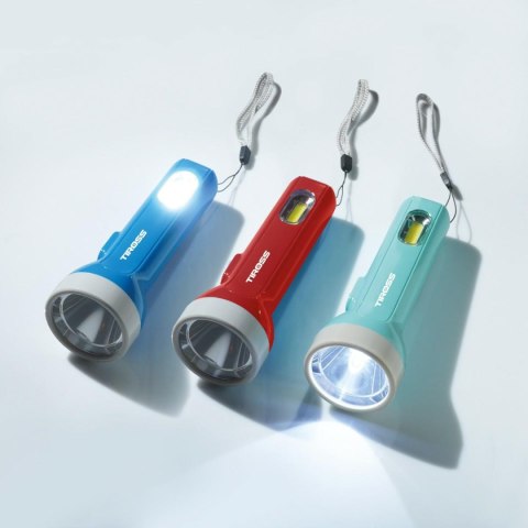 TIROSS LATARKA NA BATERIE 1W LED 70lm+ COB LED 80lm TIROSS LATARKA NA BATERIE 1W LED 70lm+ COB LED 80lm