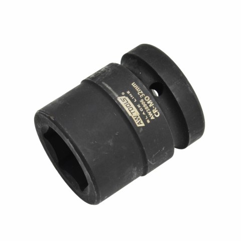 AWTOOLS NASADKA UDAROWA 6-KĄTNA 1" KRÓTKA 30mm BLACK LINE AWTOOLS NASADKA UDAROWA 6-KĄTNA 1" KRÓTKA 30mm BLACK LINE