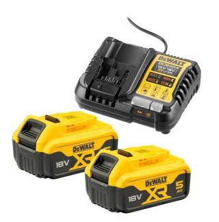 DEWALT ŁADOWARKA DCB1104 +2x5,0Ah DCB1104P2