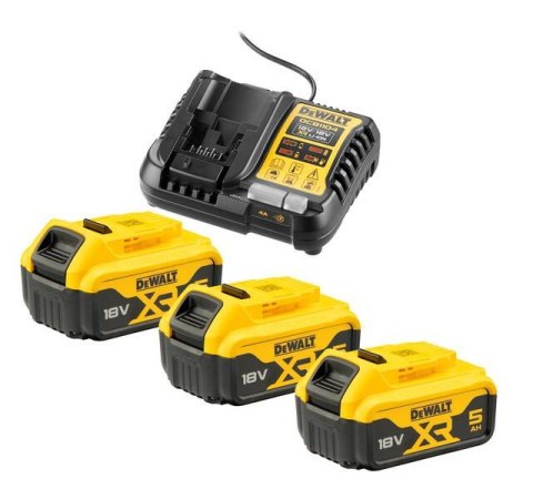 DEWALT ŁADOWARKA DCB1104 +3x5,0Ah DCB1104P3 DEWALT ŁADOWARKA DCB1104 +3x5,0Ah DCB1104P3