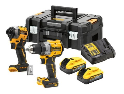 DEWALT ZESTAW COMBO 18V DCK2051H2T (DCD800+DCF850) 2x5,0Ah POWERSTACK TSTAK DEWALT ZESTAW COMBO 18V DCK2051H2T (DCD800+DCF850) 2x5,0Ah POWERSTACK TSTAK