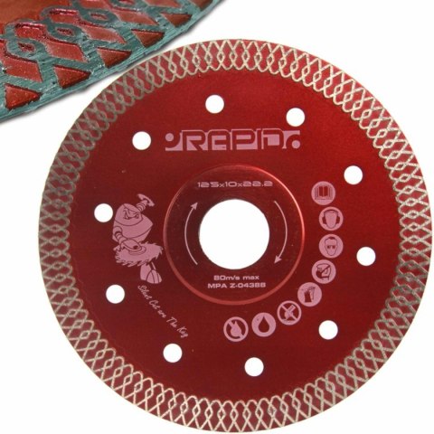 TARCZA DIAMENTOWA 125mm RAPID SILENT CUT RED TARCZA DIAMENTOWA 125mm RAPID SILENT CUT RED