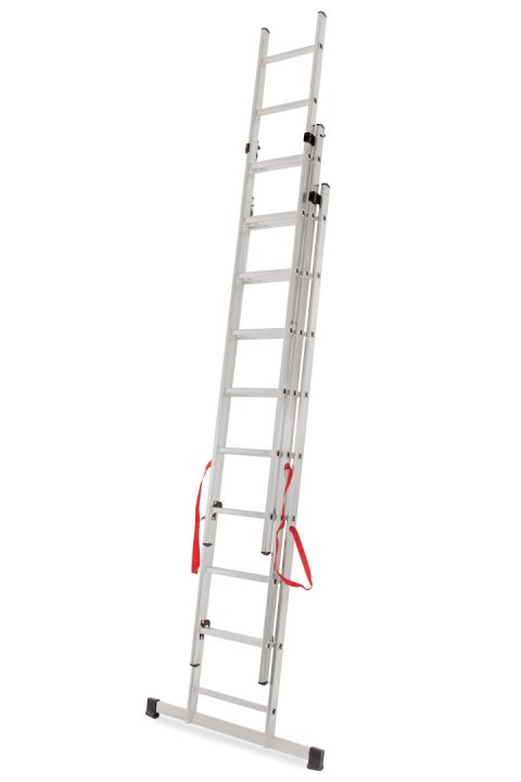 AWTOOLS DRABINA ALUMINIOWA BASIC 3x11 STOPNI 150KG AWTOOLS DRABINA ALUMINIOWA BASIC 3x11 STOPNI 150KG
