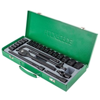 ROCKFORCE ZESTAW KLUCZY UDAROWYCH 24el. 1/2" 6KĄT. (8-32mm)