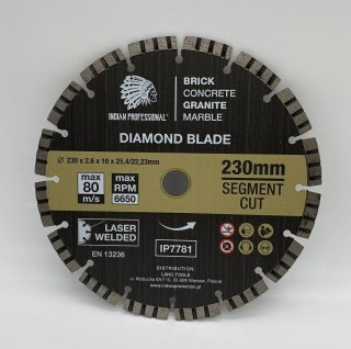 TARCZA DIAMENTOWA 230mm SEGMENT TURBO CUT INDIAN PROFESSIONAL