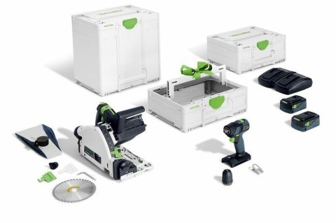 FESTOOL ZESTAW COMBO UNIWERSALNY TSC 55 K/TXS 18/TB M 137 FESTOOL ZESTAW COMBO UNIWERSALNY TSC 55 K/TXS 18/TB M 137