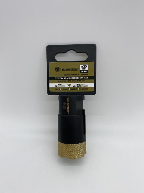 KORONA DIAMENTOWA M14 30mm WIERCENIE NA SUCHO /INDIAN PROFESSIONAL KORONA DIAMENTOWA M14 30mm WIERCENIE NA SUCHO /INDIAN PROFESSIONAL