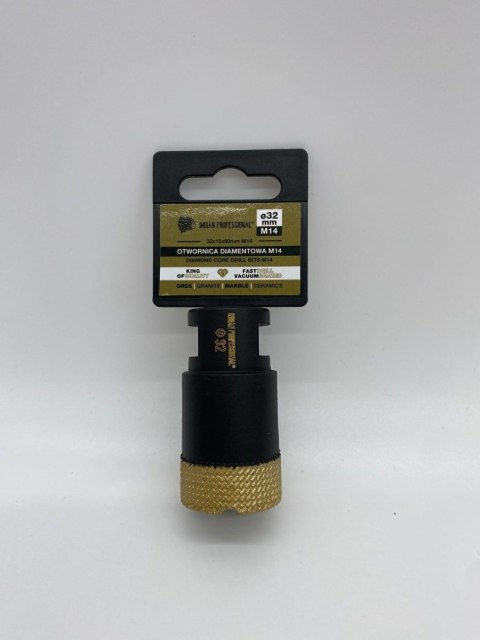 KORONA DIAMENTOWA M14 32mm WIERCENIE NA SUCHO /INDIAN PROFESSIONAL KORONA DIAMENTOWA M14 32mm WIERCENIE NA SUCHO /INDIAN PROFESSIONAL