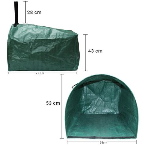 KOSZ OGRODOWY SKŁADANY FLAT PICK-UP 200l KOSZ OGRODOWY SKŁADANY FLAT PICK-UP 200l