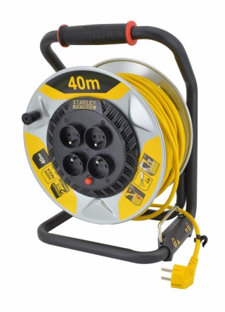 STANLEY PRZEDŁUŻACZ BĘBNOWY 40m 3x1,5mm 16A IP20