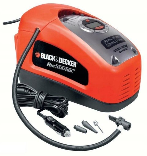 BLACK+DECKER KOMPRESOR / SPRĘŻARKA MINI 12V / 230V 11BAR BLACK+DECKER KOMPRESOR / SPRĘŻARKA MINI 12V / 230V 11BAR