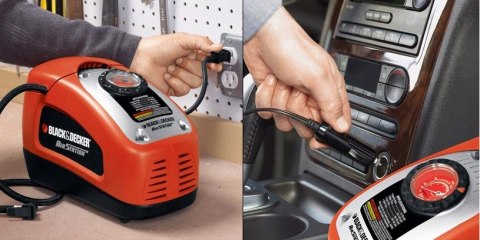 BLACK+DECKER KOMPRESOR / SPRĘŻARKA MINI 12V / 230V 11BAR BLACK+DECKER KOMPRESOR / SPRĘŻARKA MINI 12V / 230V 11BAR