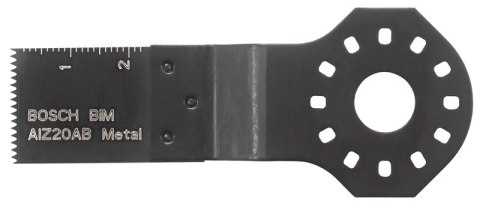 BOSCH BRZESZCZOT BIM DO CIĘCIA WGŁĘBNEGO AIZ 20 AB METAL 20 x 20 mm BOSCH BRZESZCZOT BIM DO CIĘCIA WGŁĘBNEGO AIZ 20 AB METAL 20 x 20 mm