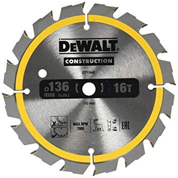 DEWALT PIŁA TARCZ.136x10mmx24z DEWALT PIŁA TARCZ.136x10mmx24z