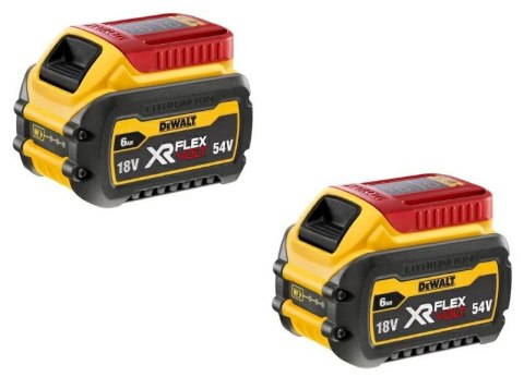 DEWALT AKUMULATOR 18/54V 6,0/2,0Ah FLEXVOLT DCB546 2szt. DEWALT AKUMULATOR 18/54V 6,0/2,0Ah FLEXVOLT DCB546 2szt.