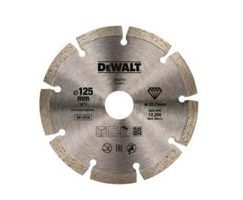 DEWALT TARCZA DIAMENTOWA 125x1,7x22,2mm SEGMENTOWA DEWALT TARCZA DIAMENTOWA 125x1,7x22,2mm SEGMENTOWA