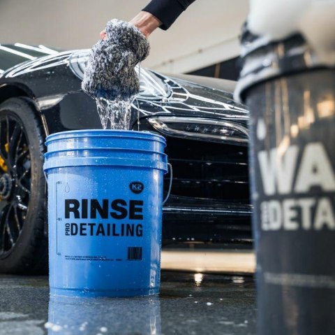 K2 WIADRO DETAILINGOWE 20 L SZARE "WASH" K2 WIADRO DETAILINGOWE 20 L SZARE "WASH"