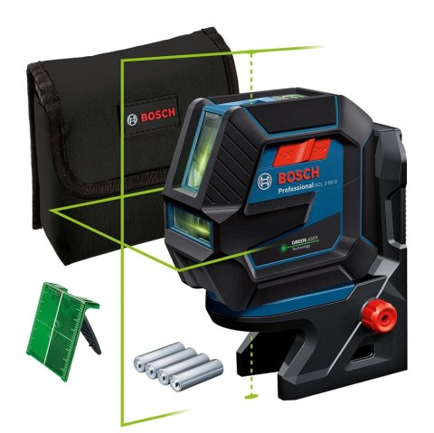 LASER KRZYŻOWY GCL 2-50 G ZIELONY+BT 150+RM 10 BOSCH LASER KRZYŻOWY GCL 2-50 G ZIELONY+BT 150+RM 10 BOSCH