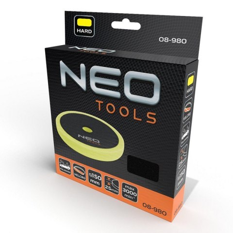 PAD POLERSKI 150*150*25MM GĄBKA TWARDA NEO PAD POLERSKI 150*150*25MM GĄBKA TWARDA NEO