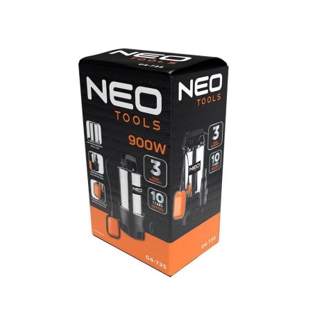 POMPA ZANURZENIOWA DO BRUDNEJ WODY 900W NEO POMPA ZANURZENIOWA DO BRUDNEJ WODY 900W NEO