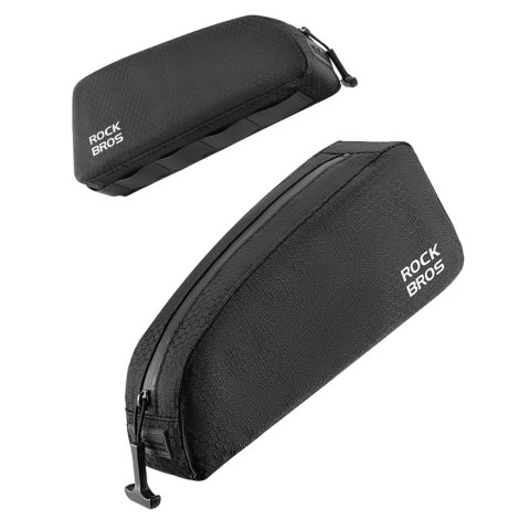 Torba rowerowa mocowana na ramę 0.9l - czarna Torba rowerowa mocowana na ramę 0.9l - czarna