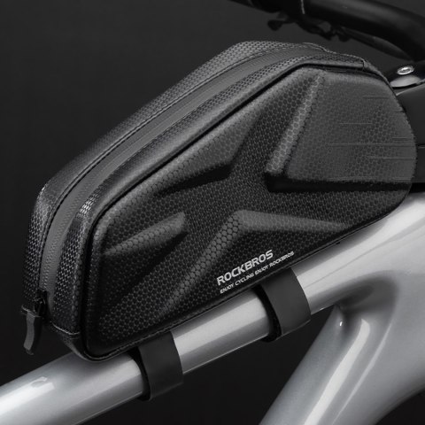 Torba rowerowa usztywniana wodoodporna na ramę 1.4l - czarna Torba rowerowa usztywniana wodoodporna na ramę 1.4l - czarna