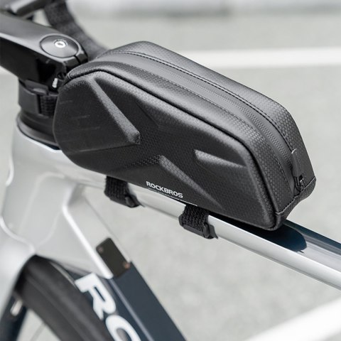 Torba rowerowa usztywniana wodoodporna na ramę 1.4l - czarna Torba rowerowa usztywniana wodoodporna na ramę 1.4l - czarna