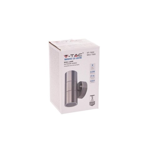 Kinkiet Ogrodowy V-TAC GU10 Kwasówka IP44 Góra Dół VT-7622 Kinkiet Ogrodowy V-TAC GU10 Kwasówka IP44 Góra Dół VT-7622