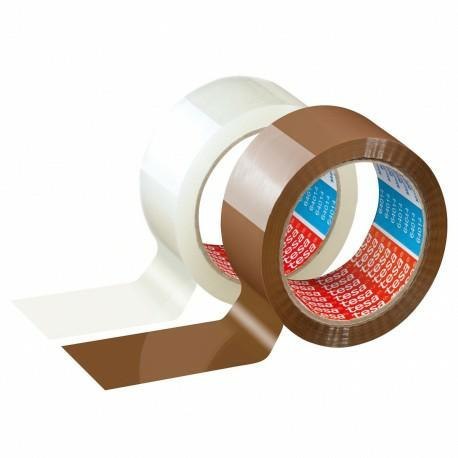 Taśma pakowa SOLVENT 66m:48mm, brązowa Taśma pakowa SOLVENT 66m:48mm, brązowa