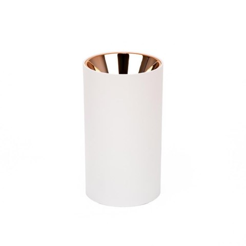 Oprawa Sufitowa V-TAC GU10 Okrągła Natynkowa Tuba Biały+Różowe Złoto 80x140mm VT-882-R 3 Lata Gwarancji