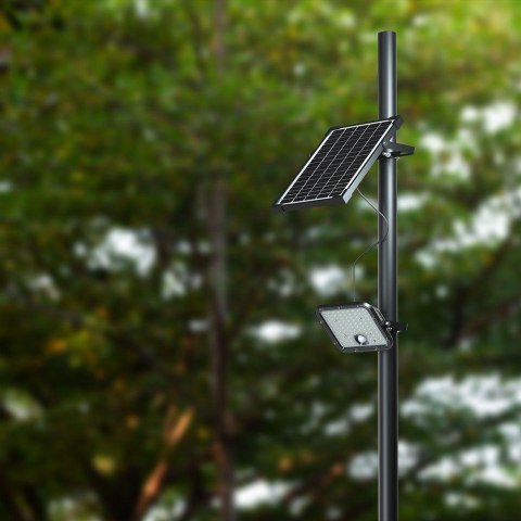 Projektor LED Solarny V-TAC 10W Pilot, AUTO, Timer, Czujnik Ruchu, IP65, CCT VT-411CCT 4000K+6000K 1500lm