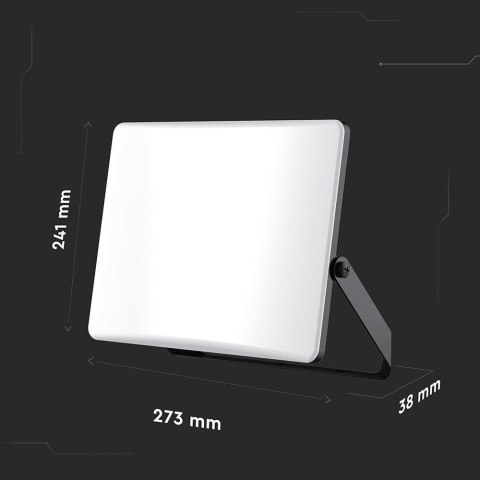 Projektor LED V-TAC 100W LED 3w1 CCT 100Lm/W Mleczny Klosz VT-44107CCT 3000-4000K-6500K 10000lm