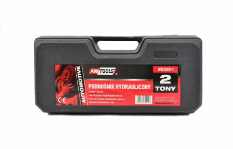AWTOOLS DŹWIGNIK HYDRAULICZNY "ŻABA" 2 TONY 135 - 335mm, WALIZKA AWTOOLS AWTOOLS DŹWIGNIK HYDRAULICZNY "ŻABA" 2 TONY 135 - 335mm, WALIZKA AWTOOLS