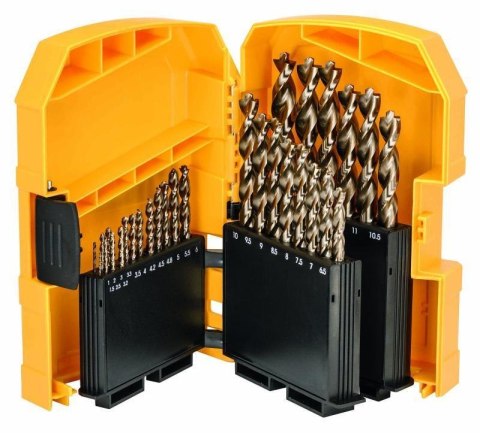 DEWALT WIERTŁO KOBALT KOMPLET 29szt. KASETA DEWALT